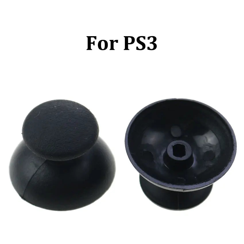 YuXi 2pcs For PS5 PS4 PS3 PS2 Controller Thumbstick Cap Anal