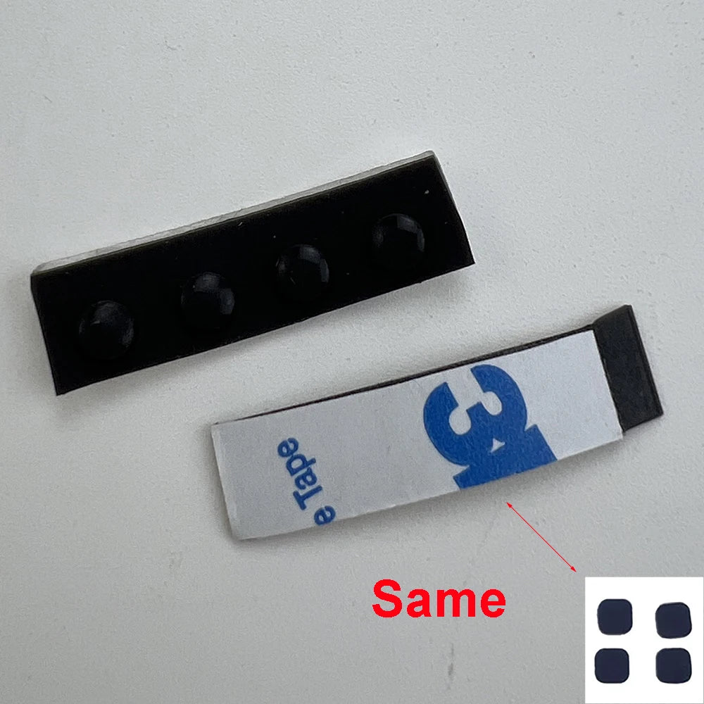JCD For New 3DS XL Console Front Back Screw Rubber Feet Cove
