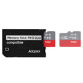 TF to MS Memory Stick Pro Duo Adapter Card Reader for PSP SD