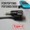 1/2/5PCS 5V Type-C to DC Power Charge Convert For PSP 1000 2