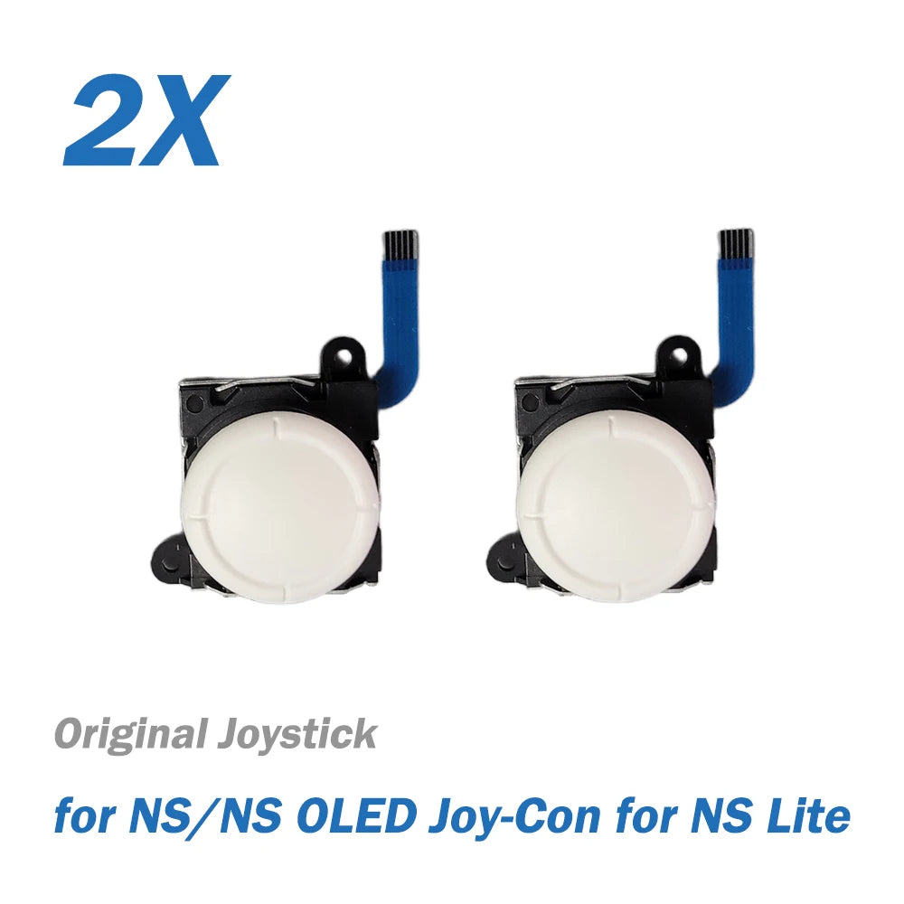 2/8/10pcs Replacement 3D Analog Joystick for Nintend Switch for NS OLED JoyCon ThumbStick Analog Stick for NS Lite White