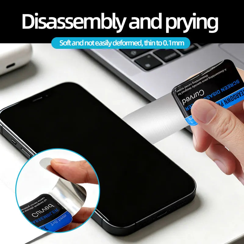 21Pcs Curved Screen Phone Repair Pry Bar Kit Mobile Tablet D