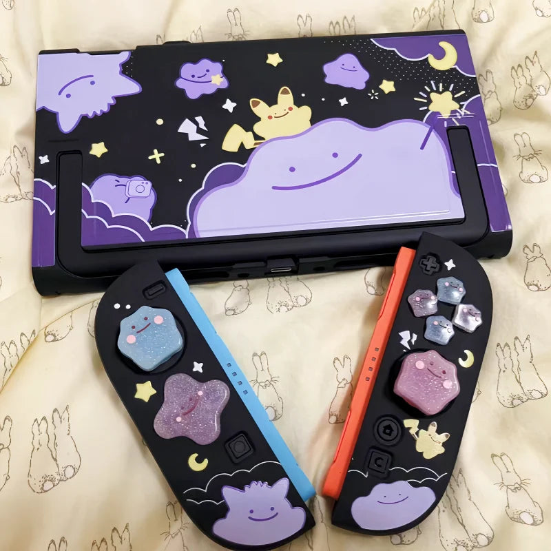 Switch 2 Matte Hard Shell Protective Case Ditto Pattern For 
