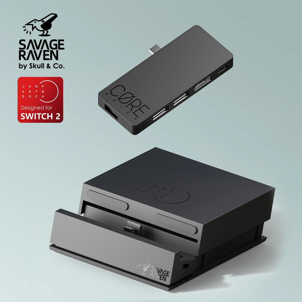 Savage Raven by Skull & Co. Jumpgate Dock USB C Hub Portable