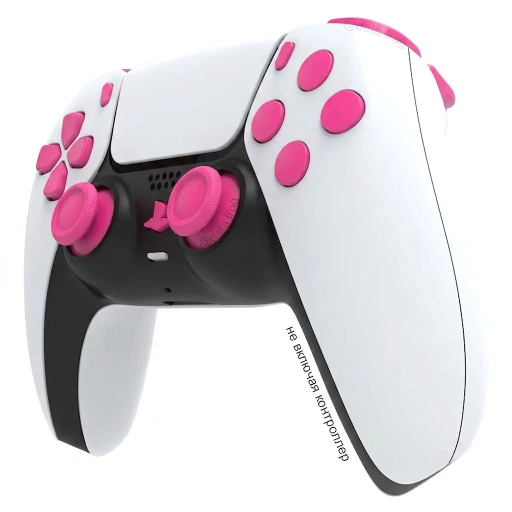 DATA FROG Replacement Button & Thumb Sticks for PS5 Controll