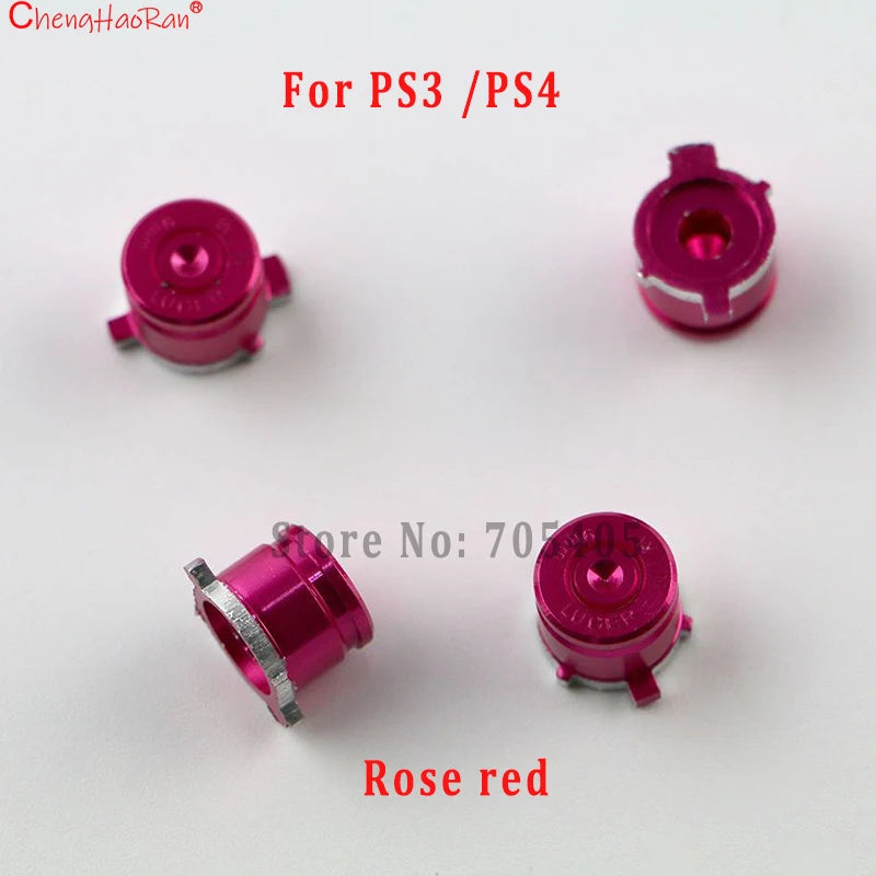 1Set Color Buttons For PS3 PS4 PS5 XBOX 360 Game Console Controller Aluminum Alloy Metal Replacement Parts