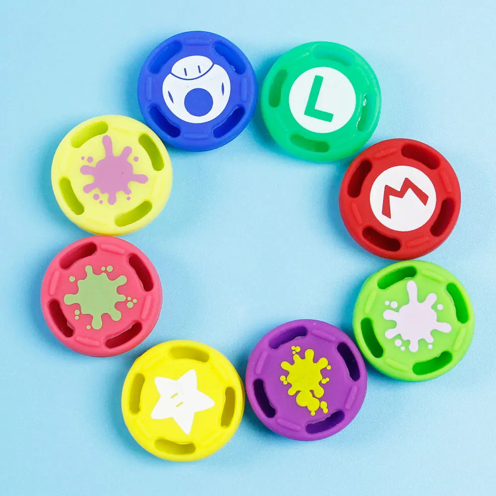 6pcs/ lot For Switch Joy-con Controller Splatoon 2 For PS4 C