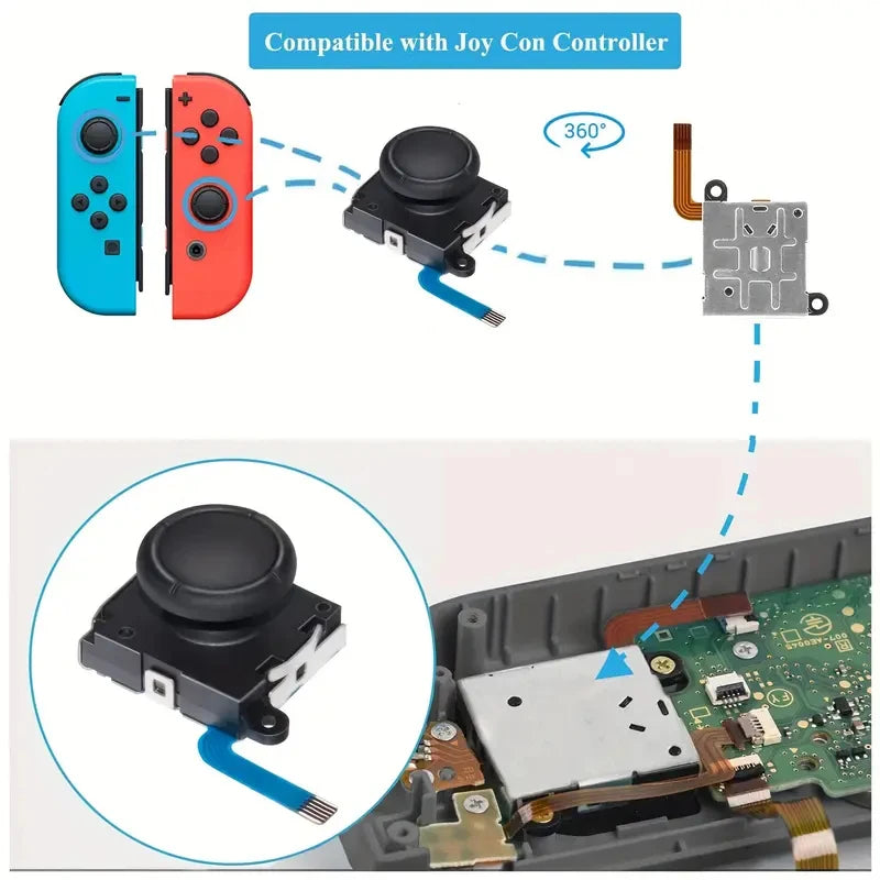 For Switch Joycon s Joystick Replacement Equipped With Compl