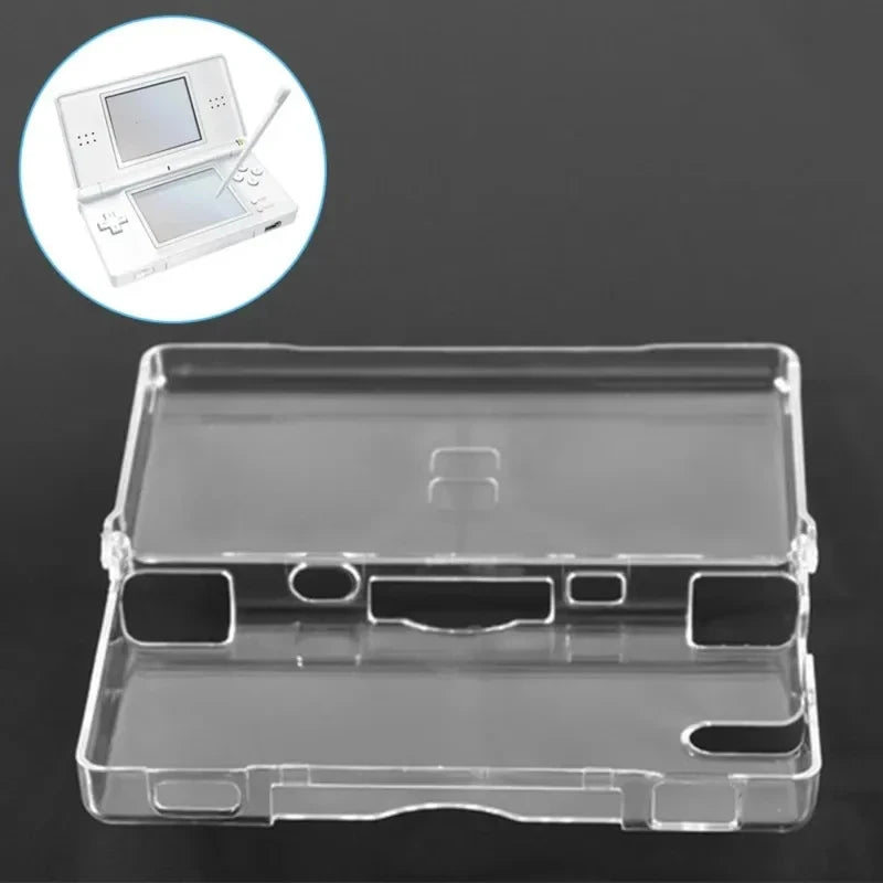 NDSL Transparent Housing Shell Hard Protective Case with Scr