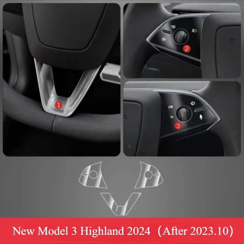 TPU Transparent Protective Film for Tesla Model 3 Highland 2
