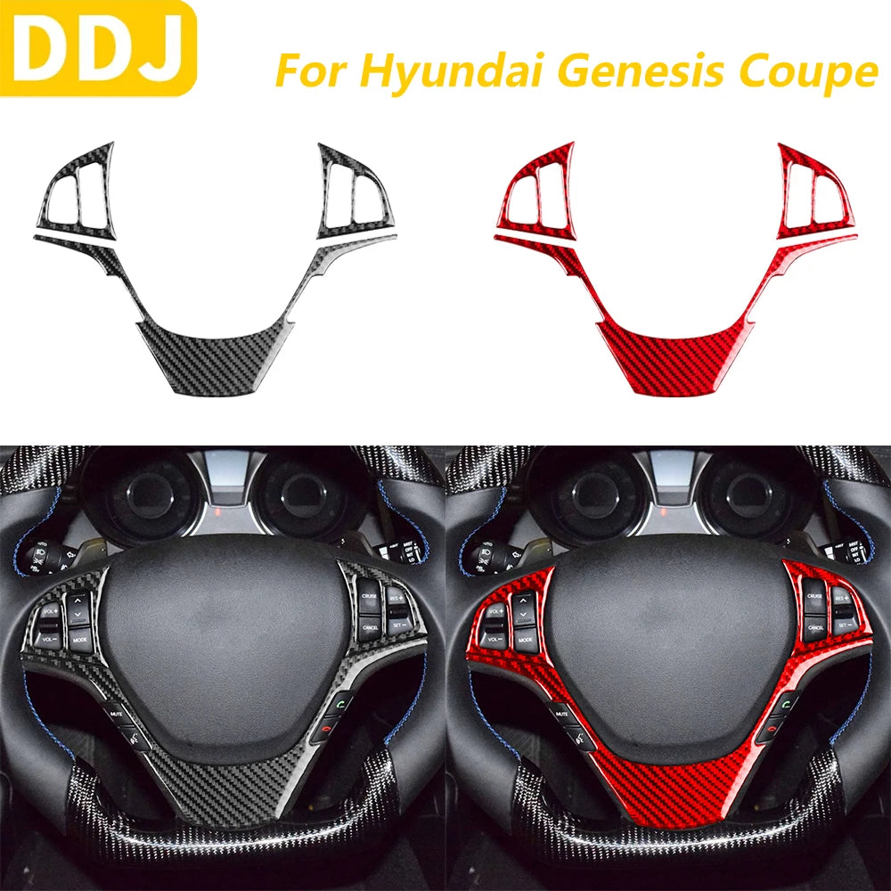 For Hyundai Genesis Coupe 2013-2016 Carbon Fiber Steering Wh