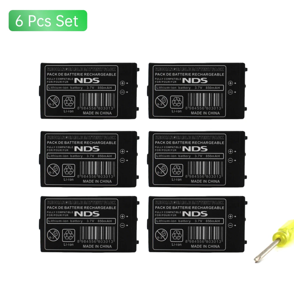 PUJIMAX NTR-003 850mAh Lithium Battery for Nintendo NDS Game Console NTR001 DS Replacement Batteries Replacement Batteries