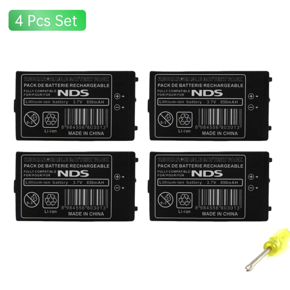 PUJIMAX NTR-003 850mAh Lithium Battery for Nintendo NDS Game Console NTR001 DS Replacement Batteries Replacement Batteries