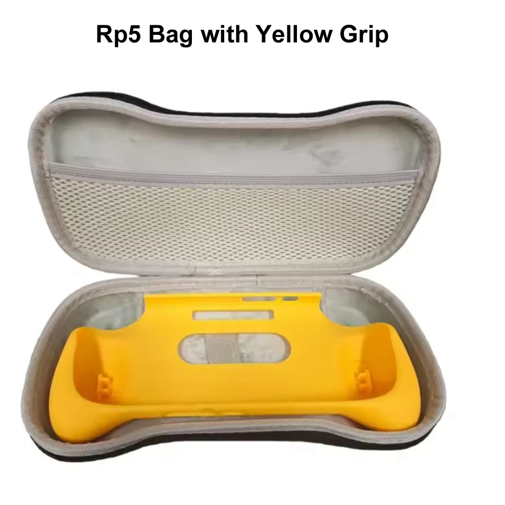 Large Handheld Carrying Bag For Retroid Pocket 5/6 Grip Shockproof RP5 RP6 Game Console Handle TPU Grip Storage Bag Case Box