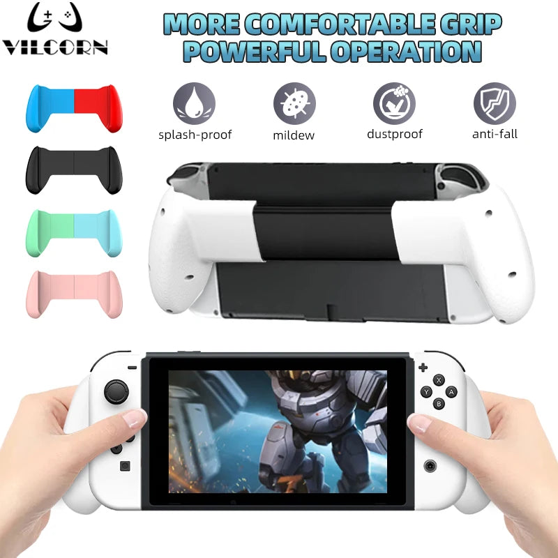 Hand Grip Replaceable Protective Stand Holder For NS Switch 