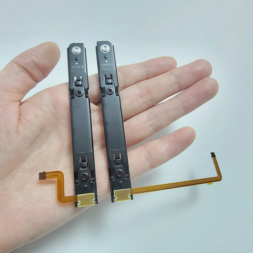Right and Left Slide Rail with Flex Cable for Switch/OLED Jo