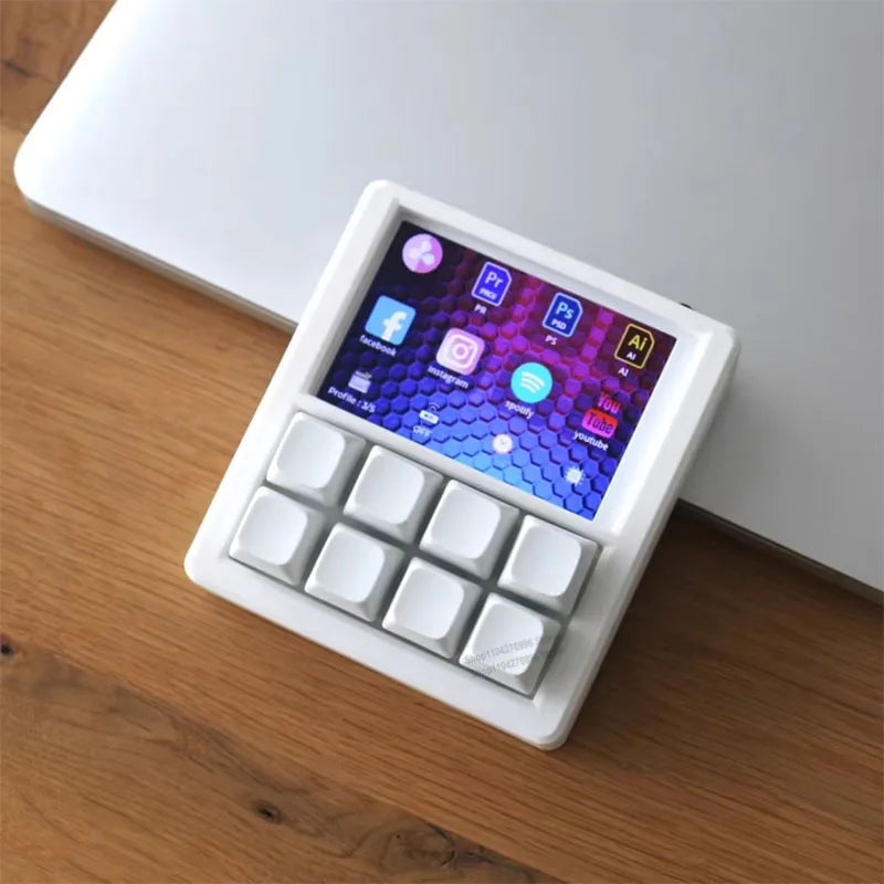 DIY Quick Keyboard Desktop Console Programmable 8 Keys Macro