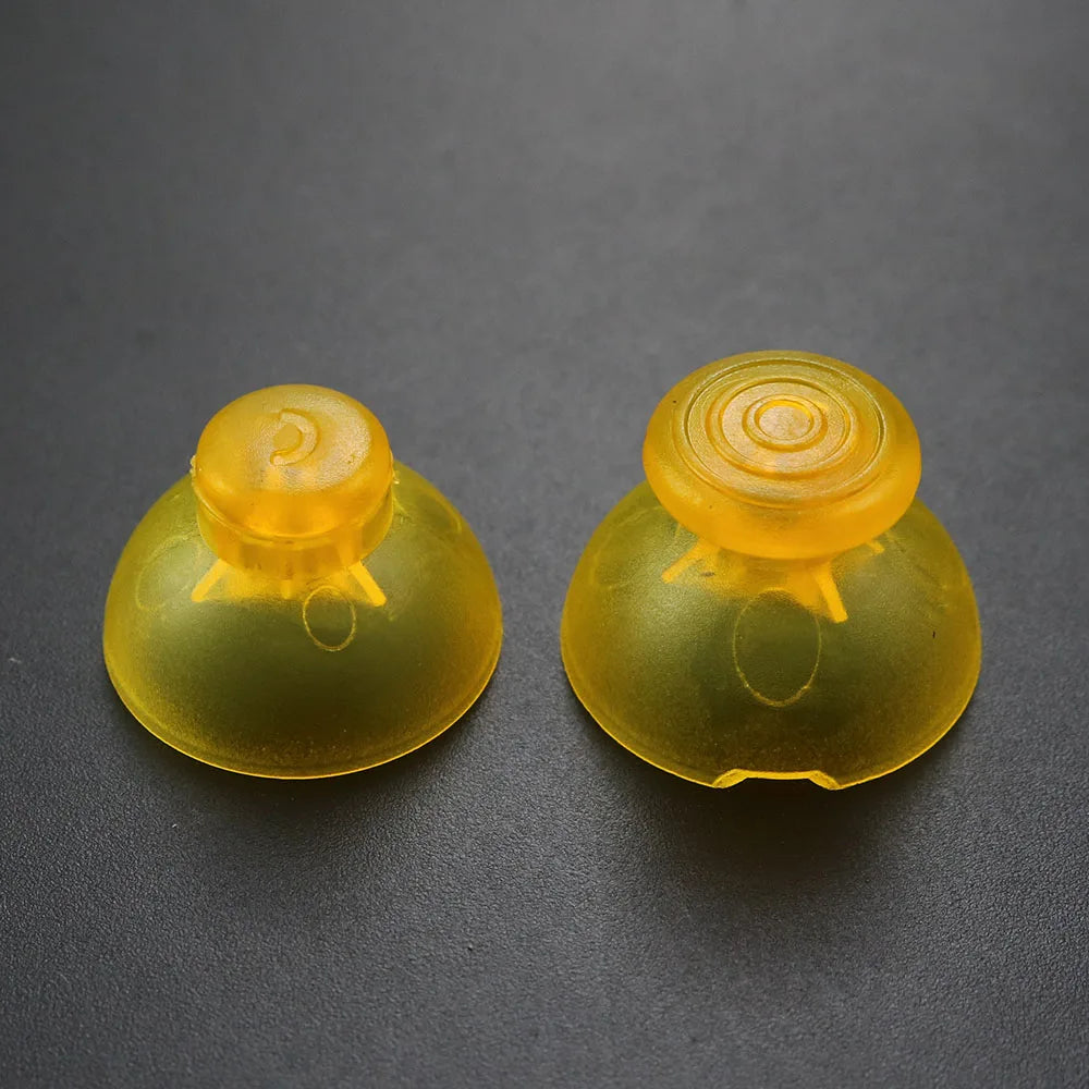 JCD 1 Set Left And Right Replacement Analog Joystick Thumb Stick Silicone Cap For GameCube For NGC /GC Controller