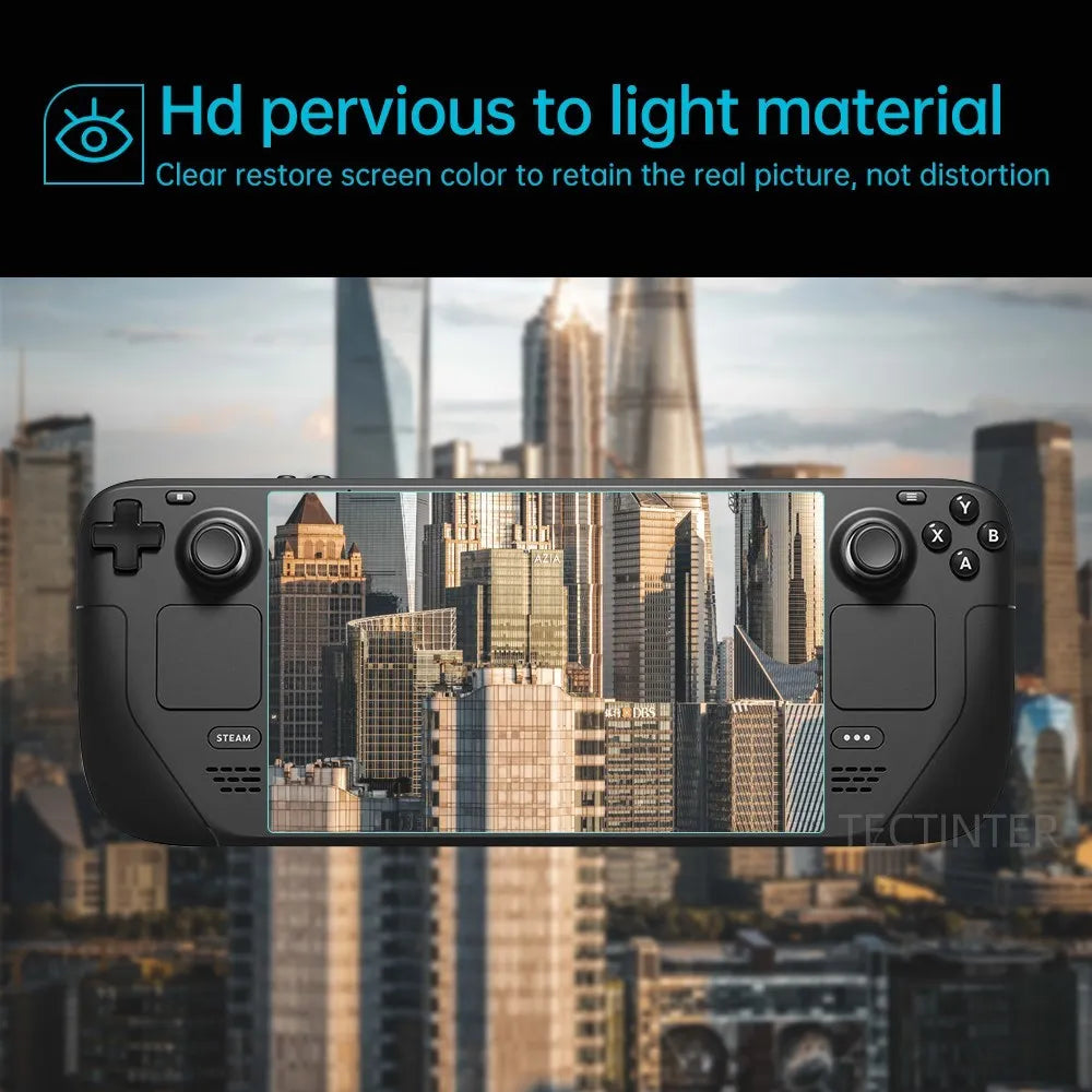 2 Packs Tempered Glass for Valve Steam Deck Console 9H Scree