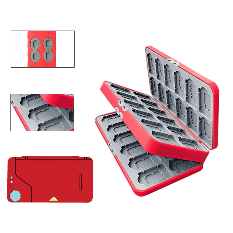 48 In 1 For Switch Game Card Storage Case Magnetic Switch Ga