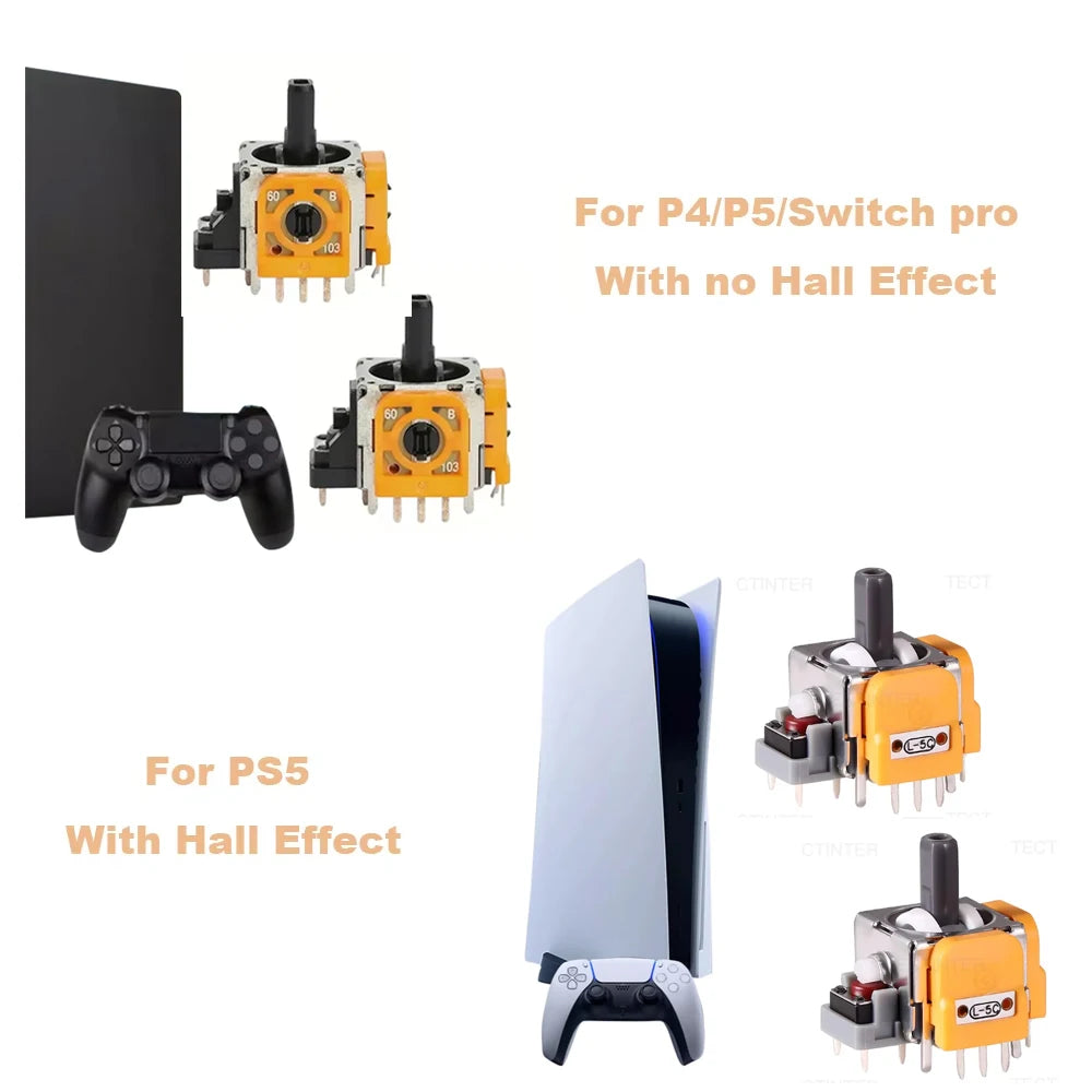 3D Analog Hall Effect Joystick For PS5 Controller Accessorie
