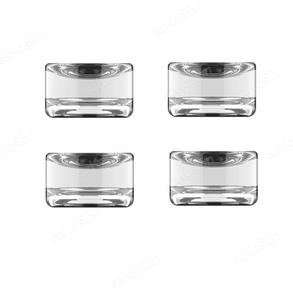 Clear Thumb Grips Caps for Switch 2 Pro Controller Anti-Slip Soft Silicone Joystick Cap Cover for Switch2 Gaming Accessories