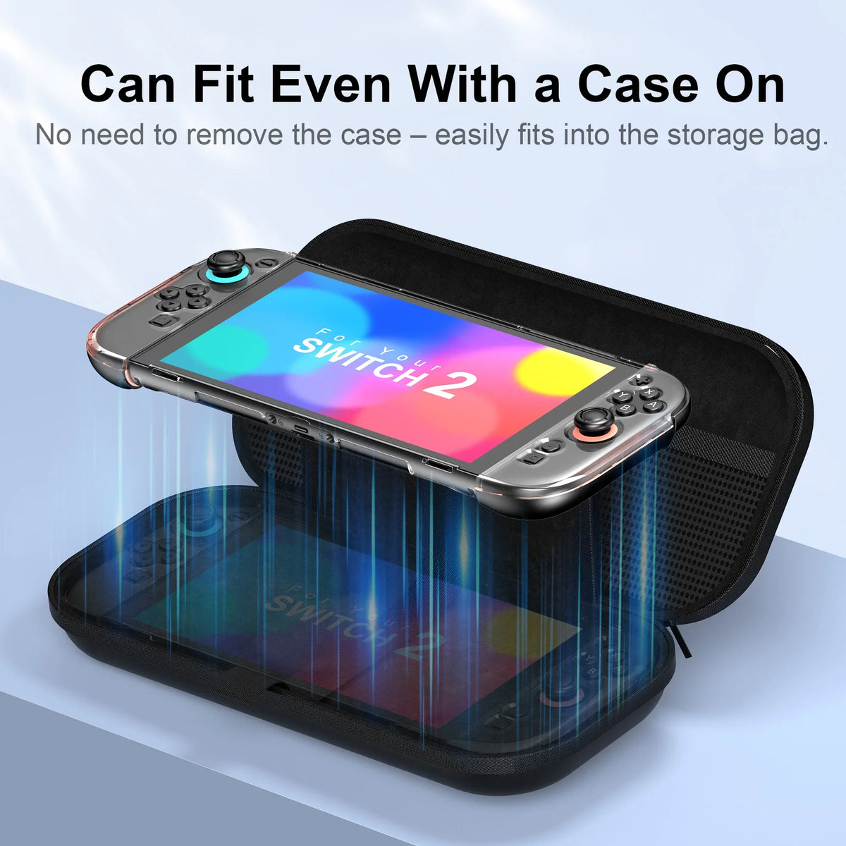 Carrying Protective Case for Nintendo Switch 2 & Switch 1 Co