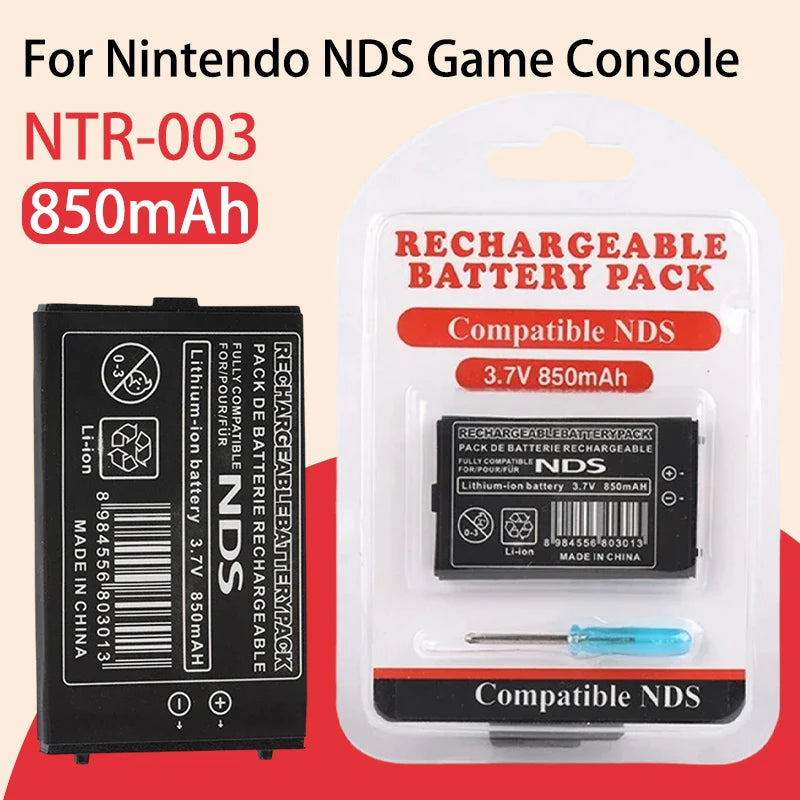 NTR 003 Rechargeable Lithium Battery 3.7V 850mAh NTR-003 Pac