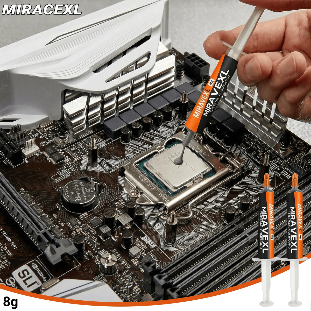 MIRAVEXL 8g Thermal Paste High Performance Cooling Grease Co
