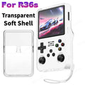 Transparent Protective Case for R36S Handheld Game Console A