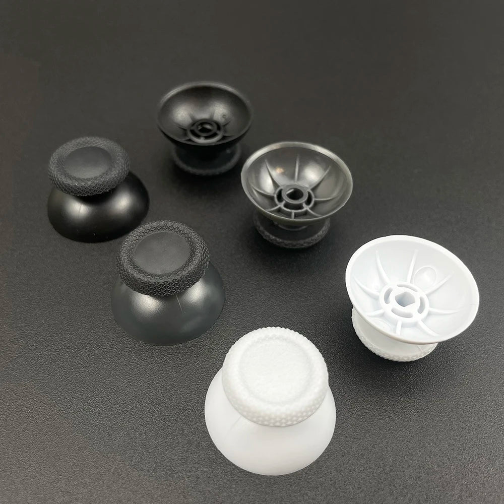 ZUIDID 6pcs Black Gray White 3D Analog Joystick Stick Mushro