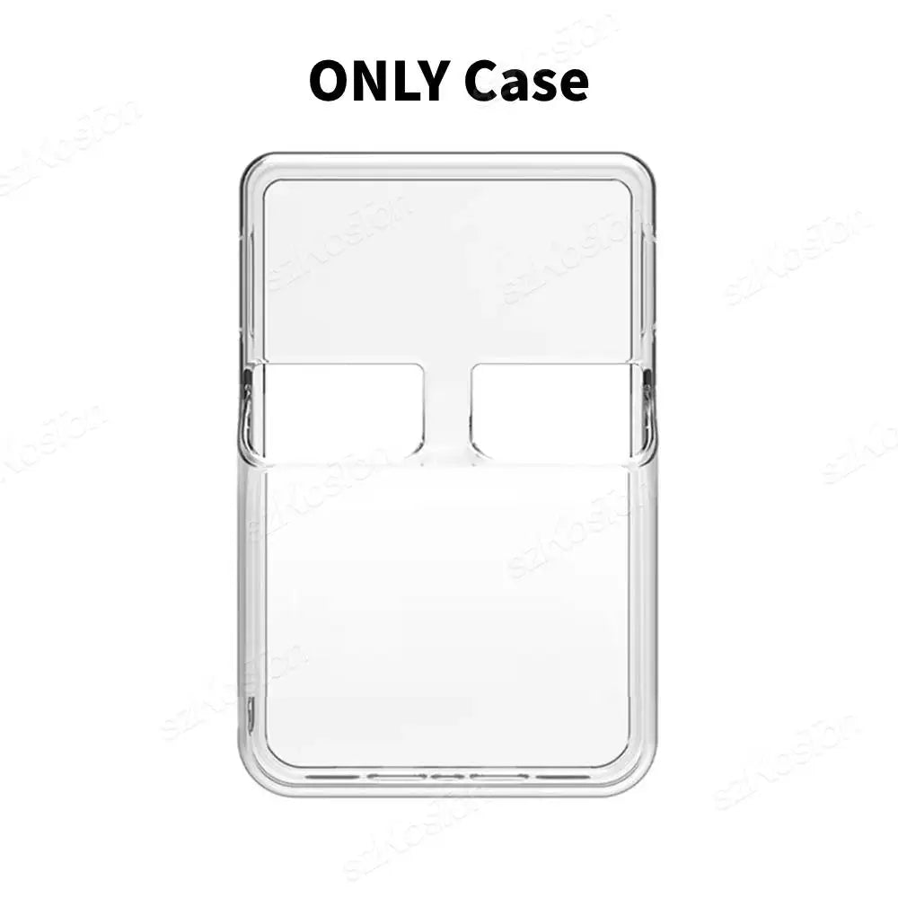 Transparent Protective Case for R36S Handheld Game Console Anti-Scratch Cover TPU Soft Shell for r36s Gaming Accessories