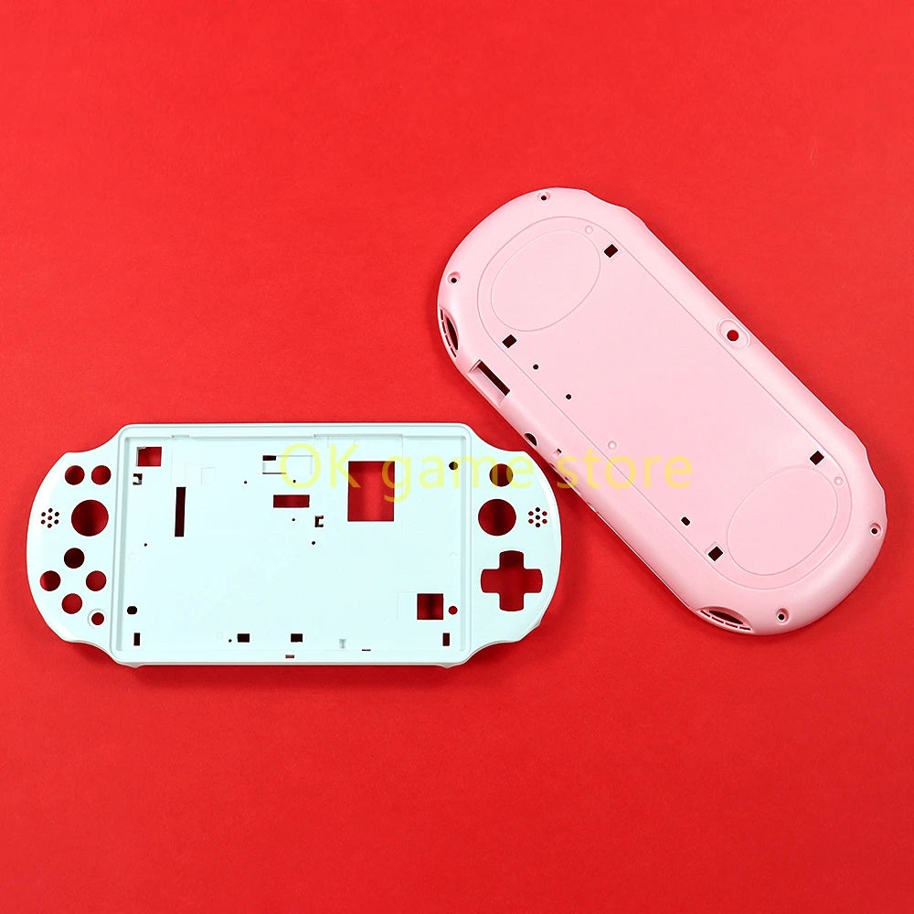 1set Housing Shell Cover For PSV2000 PSV 2000 Full Sets Front Faceplate Case with Buttons Kit for PSVITA 2000 Slim Console