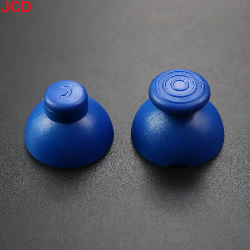 JCD 1 Pair Left And Right 3D Analog Joystick Thumb Stick Silicone Cap For GameCube For NGC GC Controller Repair Part Replacement