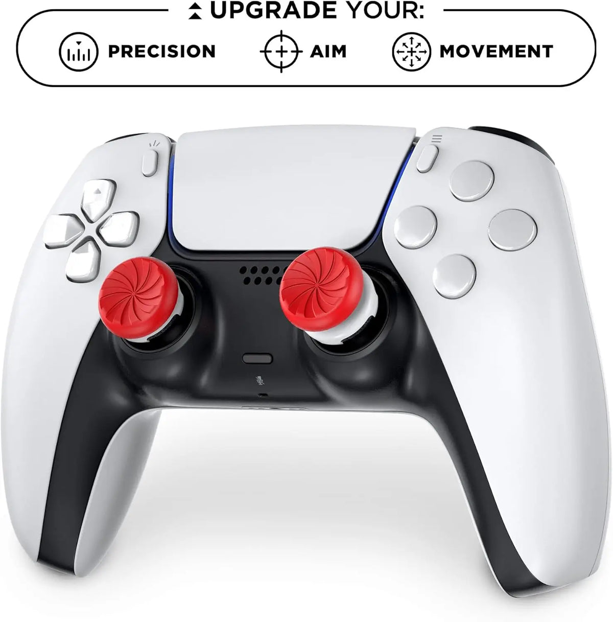 2PCS Freek Galaxy High-Rise Analog Stick Thumb Grip for PS4 PS5 Controller - FPS Performance Joystick Silicone cap