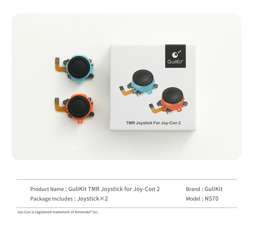 GuliKit NS70 TMR Joystick for Nintendo Switch 2 No Drifting 