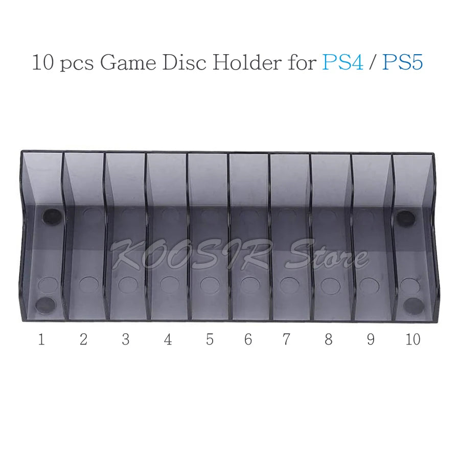 PS5 PS4 Game Card Disc Box Universal Stand 10 Piece Game CD 