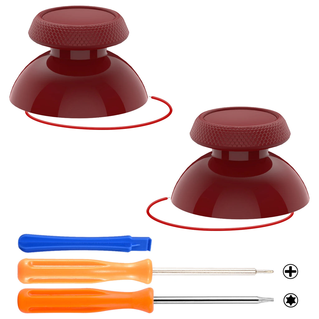 eXtremeRate Replacement Thumbsticks for Steam Deck LCD Analog Stick Joysticks Repair Kit for Steam Deck OLED - Black