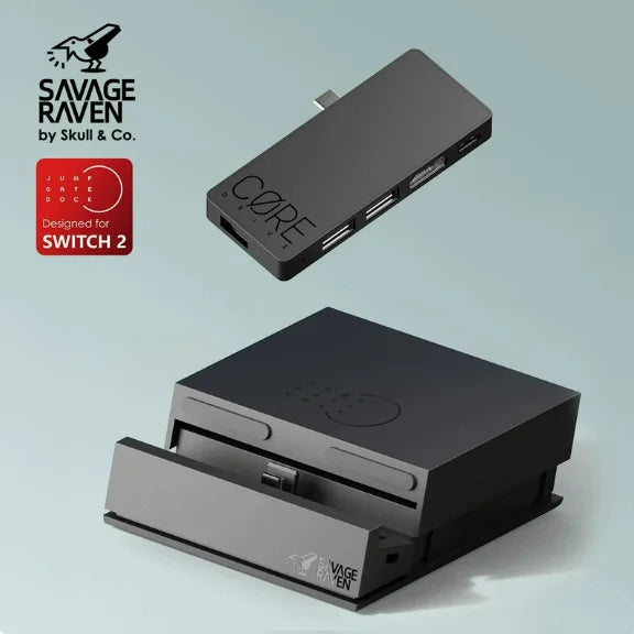 Savage Raven by Skull & Co. Jumpgate Dock USB C Hub Portable