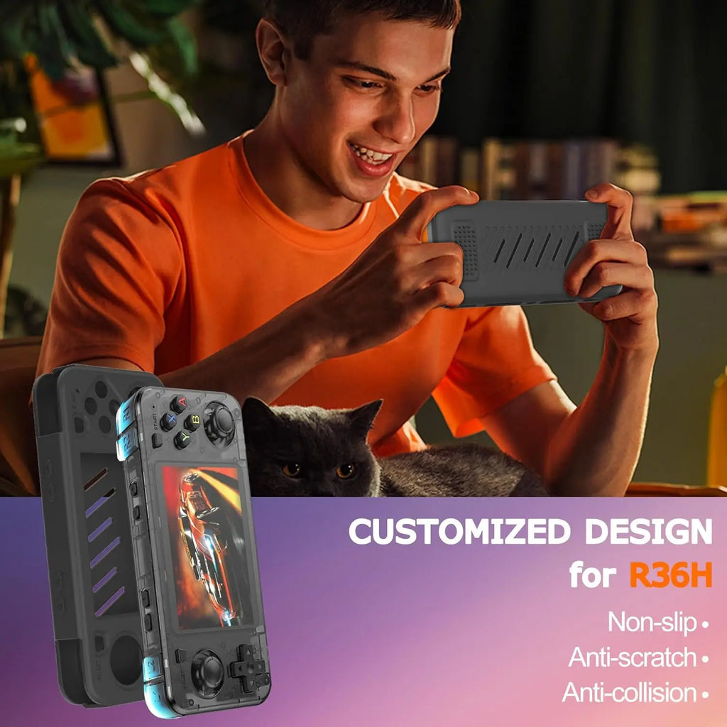 Soft Silicone Protective Case For R36H Game Console Anti-Sli