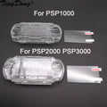 1set For PSP1000 2000 3000 Transparent Cover Case Snap-in Cr