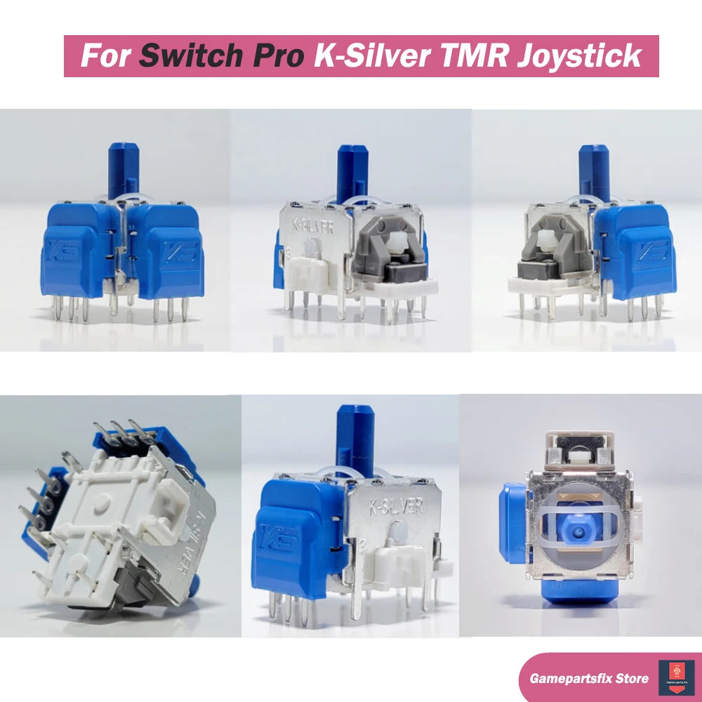 2/10pcs K-Silver JS13 Pro+ TMR Joystick for Switch Pro PS5 P