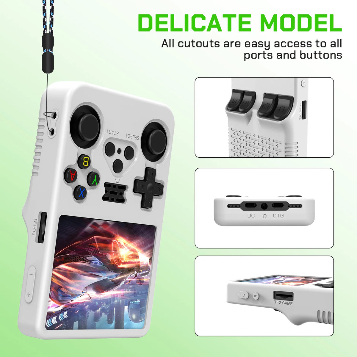 R36s Silicone Case Premium Case For R36S Handheld Game Conso