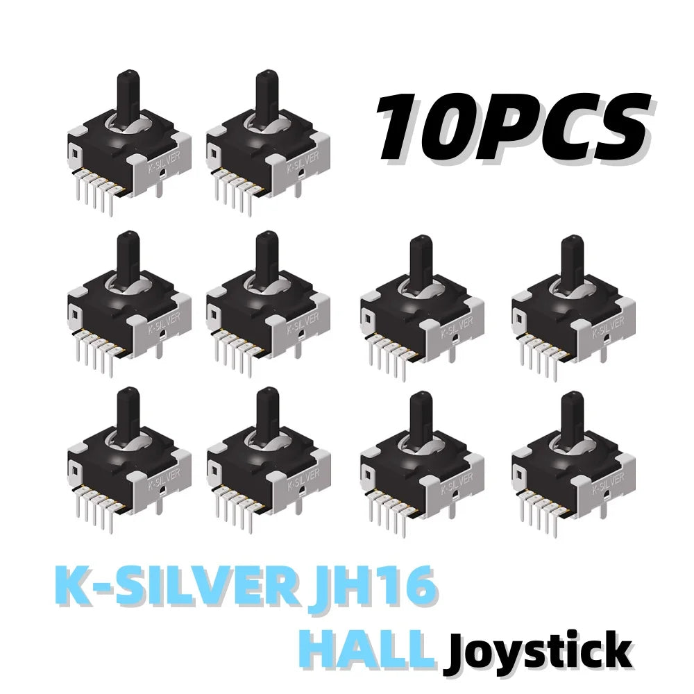 K-SILVER JH16 Hall Effect Joystick No Drift Electromagnetic Replacement 3D Analog Stick for GameSir G8/G7SE/T4 & 8BitDo Ultimate