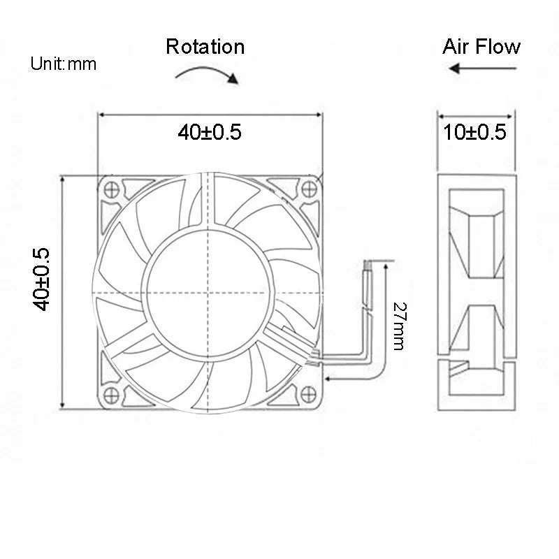 Sleeve Bearing Industrial Cooling Fans with Brushless Motor Mini Quiet Computer Accessories Ventilador DC 12v 120mm 80mm 40mm