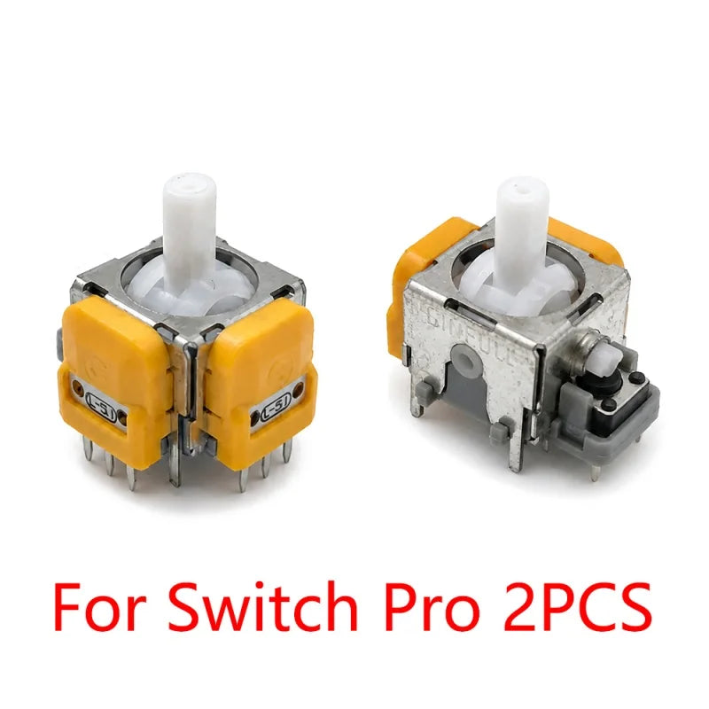 2Pcs 3D Analog Sensor Hall Effect Analog Joystick Replacement Repair Game Controller Thumb Stick For PS5/PS4/Xbox One/Switch Pro