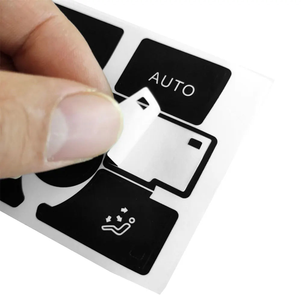 For Audi A6 C6 Button Sticker Interior Replacement Parts But