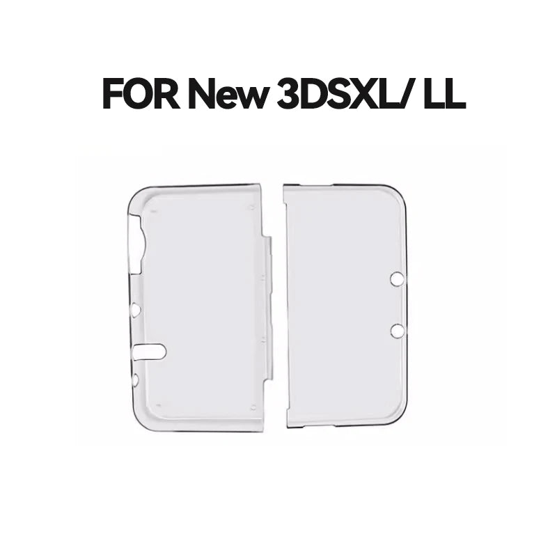 1PC Plastic Clear Crystal Hard Shell Case Cover For 3DS New 