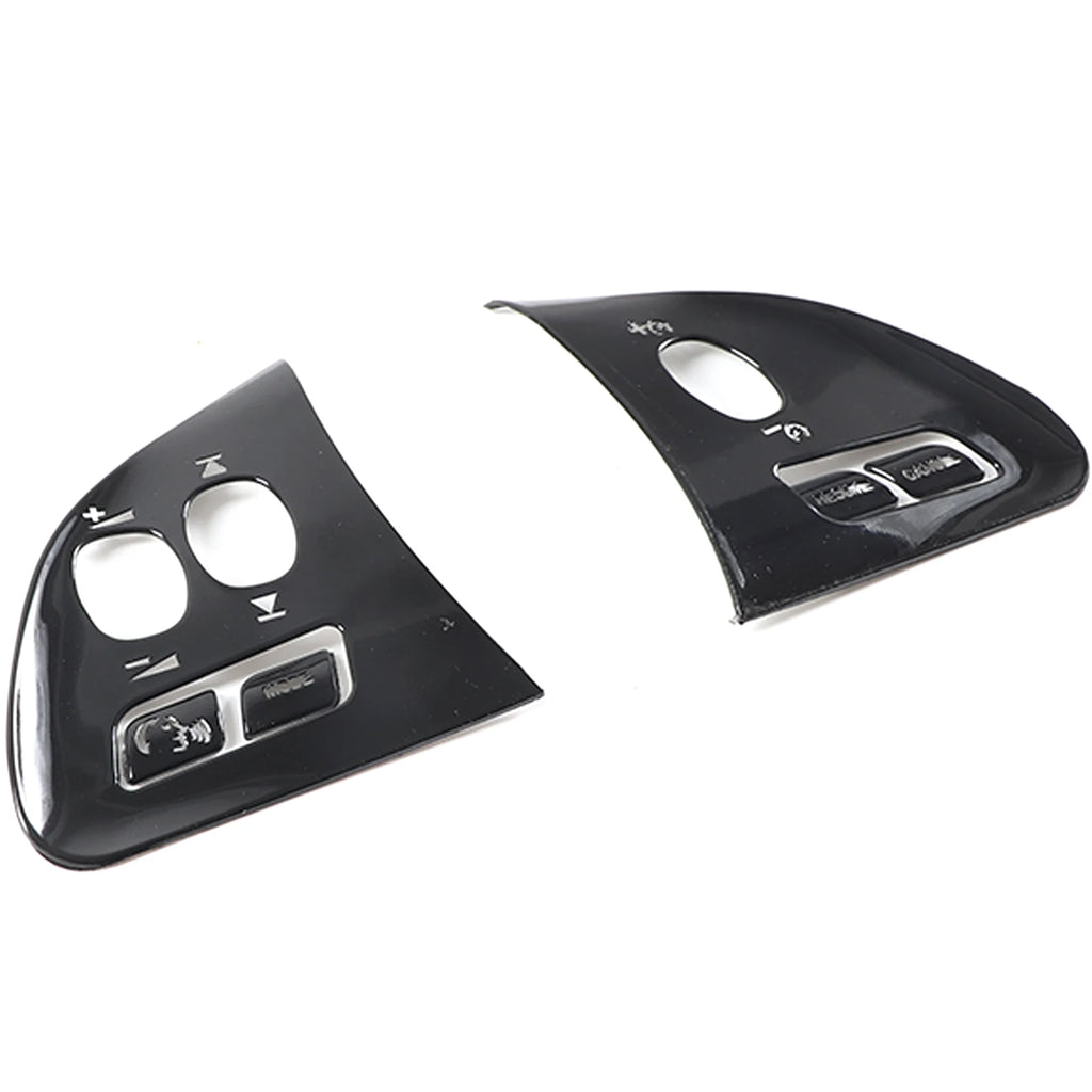 For Jaguar XF XJ 2010-2019 Black Button Stickers Black Cover