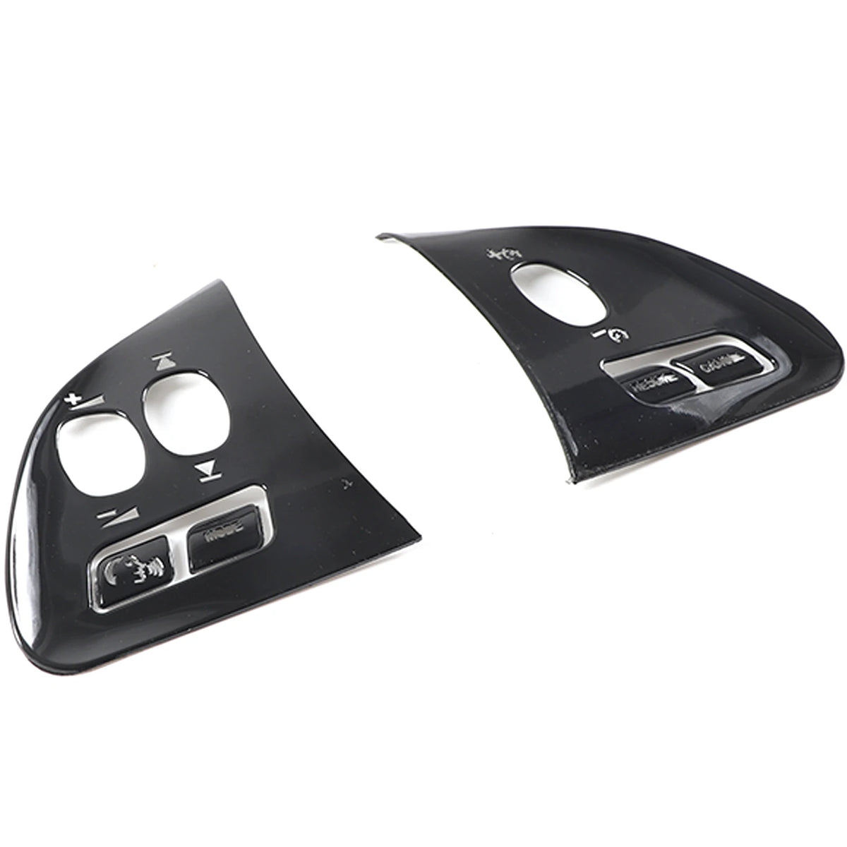 For Jaguar XF XJ 2010-2019 Black Button Stickers Black Cover